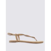 M&S Collection Twisted Sandals with Insolia Flex