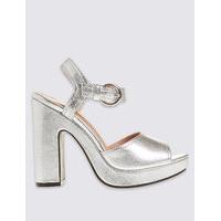 ms collection platform sandals with insolia