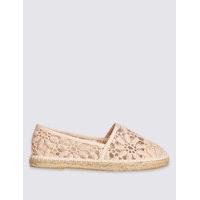 M&S Collection Lace Espadrilles with Insolia Flex