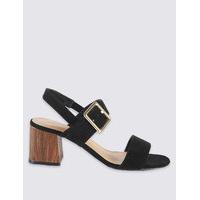 M&S Collection Block Heel Sandals with Insolia