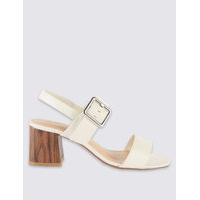 M&S Collection Block Heel Sandals with Insolia