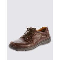 M&S Collection Extra Wide Fit Leather Shoes with Airflex