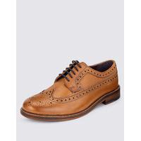 M&S Collection Luxury Leather Heritage Brogue Shoes