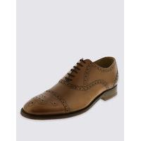 M&S Collection Luxury Leather Brogue Shoes