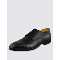 M&S Collection Luxury Leather Lace-up Shoes with Freshfeet