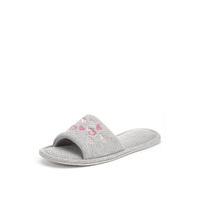 M&S Collection Heart Embroidered Open Toe Mule Slippers