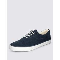 M&S Collection Suede Oxford Lace-up Trainers