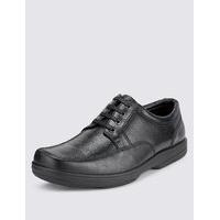 M&S Collection Extra Wide Fit Leather Shoes with Airflex