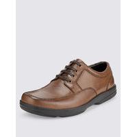 ms collection extra wide fit leather shoes with airflex