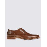 M&S Collection Luxury Leather Layered Sole Lace-up Derby Shoes