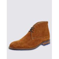 M&S Collection Leather Lace-up Chukka Boots