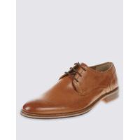 M&S Collection Luxury Leather Layered Sole Lace-up Derby Shoes