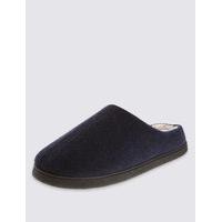 ms collection felt mule slippers with thinsulate