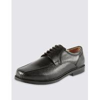 M&S Collection Big & Tall Leather Tramline Lace-up Shoes