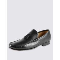 M&S Collection Luxury Leather Tassel Loafers