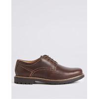 M&S Collection Big & Tall Leather Gibson Lace-up Shoes