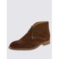 M&S Collection Leather Lace-up Chukka Boots