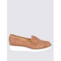 M&S Collection Leather Loafers with Insolia Flex