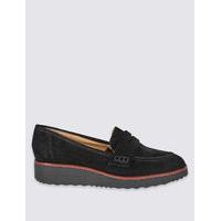 M&S Collection Leather Loafers with Insolia Flex