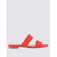 ms collection two band mule sandals