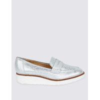 M&S Collection Leather Loafers with Insolia Flex