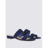 ms collection two band mule sandals