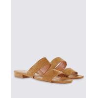 ms collection two band mule sandals