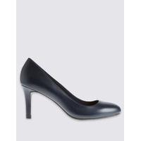 M&S Collection Leather Stiletto Court Shoes with Insolia