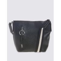 M&S Collection Faux Leather Duffle Bag