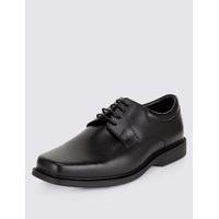 ms collection extra wide fit leather shoes with airflex