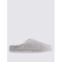 M&S Collection Micro Towelling Mule Slippers