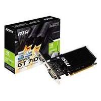 msi nvidia gt 710 1gb low profile passive single slot 954mhz 1600mhz 6 ...