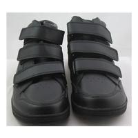 ms school size 1129 black kids hi top school shoes