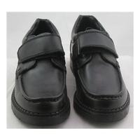 M&S Collection, size 3 black leather slip on shoes