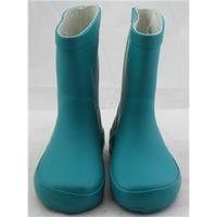 M&S, size 5/21.5 kids green wellington boots