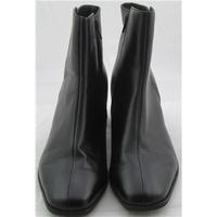 M&S Collection, size 6.5 black leather ankle boots