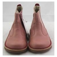 M&S, size 6/23 kids pink leather Chelsea boots