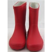 M&S, size 5/21.5 kids red wellington boots