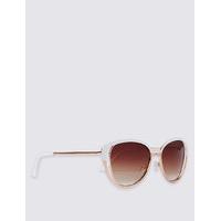 M&S Collection Enamel Cut Oversized Sunglasses