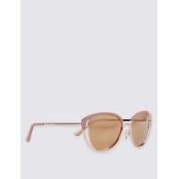 M&S Collection Enamel Cut Oversized Sunglasses