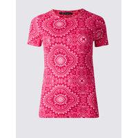 ms collection pure cotton printed short sleeve t shirt