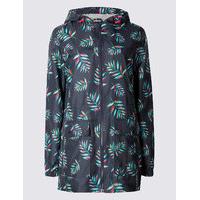 M&S Collection Pack Away Havana Leaf Print Parka