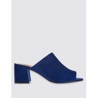 M&S Collection Block Heel Mule Shoes with Insolia