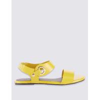 M&S Collection Block Heel Ring Detail Sandals