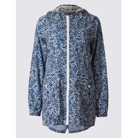 ms collection pack away paisley print parka