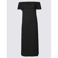 M&S Collection PLUS Bardot Short Sleeve Maxi Dress