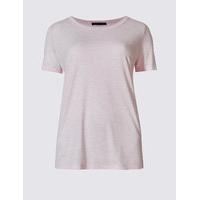 ms collection round neck short sleeve t shirt