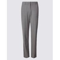 M&S Collection Embossed Straight Leg Trousers