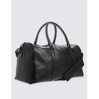 M&S Collection Pebble Grain Leather Holdall