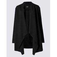 M&S Collection Open Front Waterfall Jacket